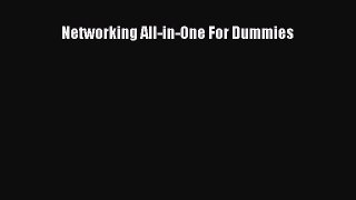 Download Networking All-in-One For Dummies PDF Online