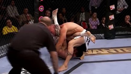 Dustin Hazelett Uchi Mata Ankle Pick to Armbar