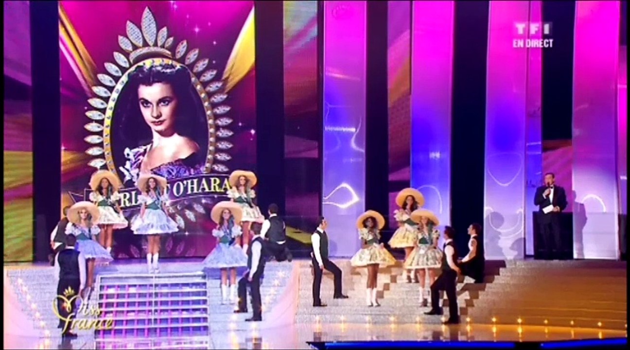 Miss France 2012 - Tableau Scarlett O'hara