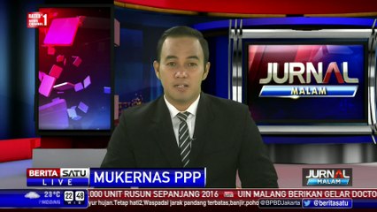 Mendagri Resmikan Mukernas PPP di Ancol