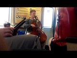 Subway Passengers Enjoy Amazing Cello Performance