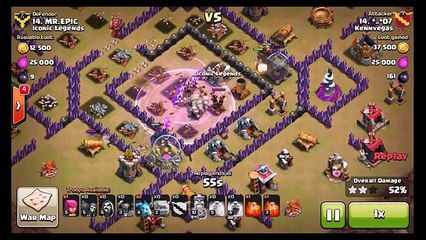 Clash Of Clans - TH8 3 STAR GOWIPE GUIDE (UPDATED)