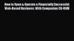 [PDF] How to Open & Operate a Financially Successful Web-Based Business: With Companion CD-ROM