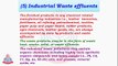 Water Pollution (  Industrial Waste Effluents & Leather Tanneries )