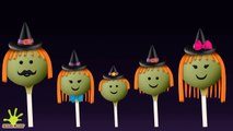 The Finger Family Halloween Cake Pop Family Nursery Rhyme | Halloween Finger Family Songs