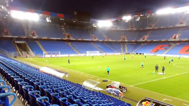 Ligue Europa : les Verts s'entraînent avant leur match face au FC Bâle