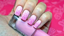 Easy Floral Stamping Nail Art Tutorial - Дизайн ногтей с цветами на 8 марта
