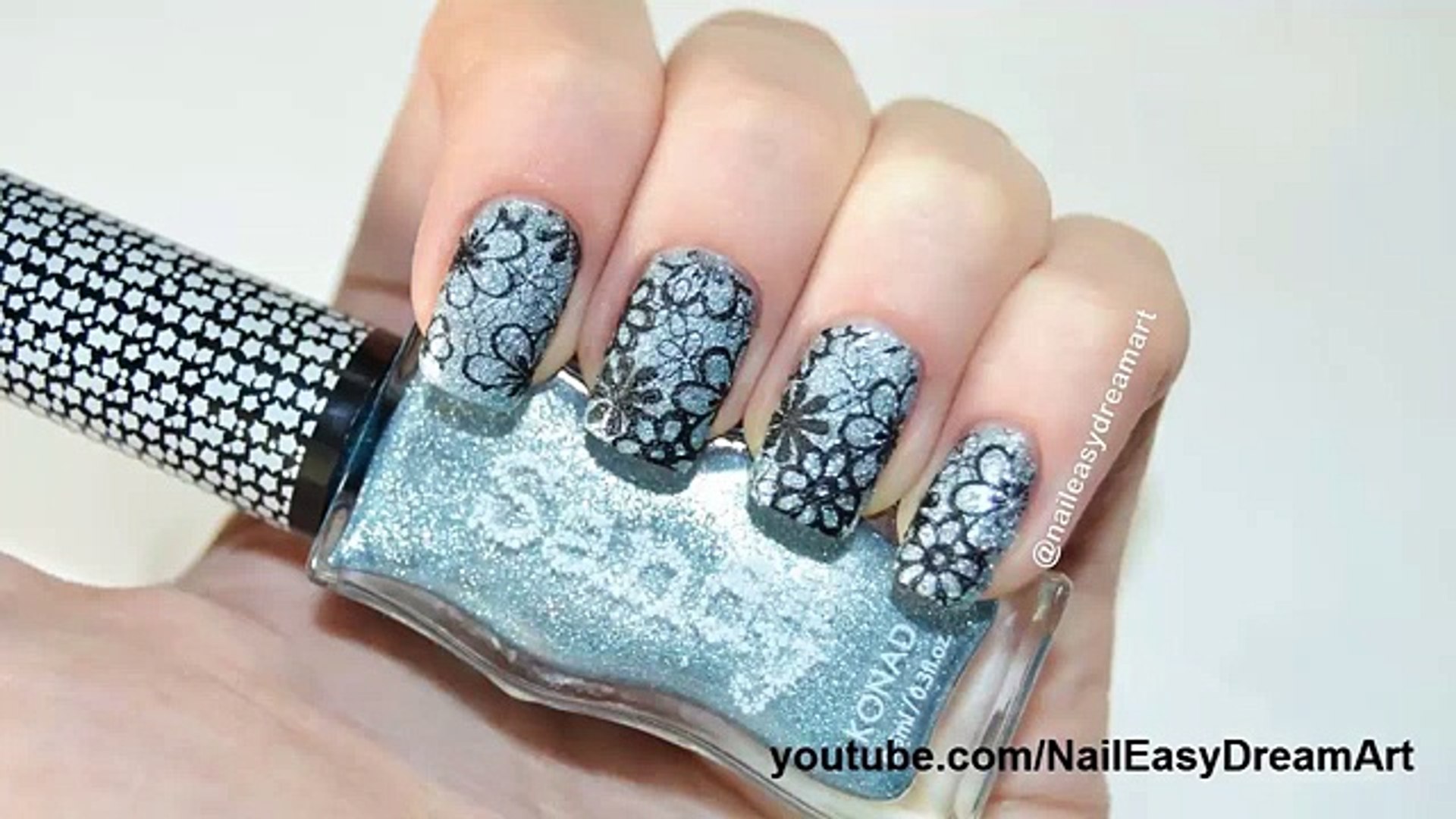 ⁣DIY Sugar Stamping Nails - Песочные лаки Стемпинг для ногтей