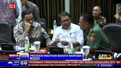 Gelar Ratas, Presiden Soroti Kasus Narkoba di Lingkungan Aparat