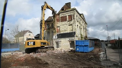 Denain : démolition du château du parc Lebret