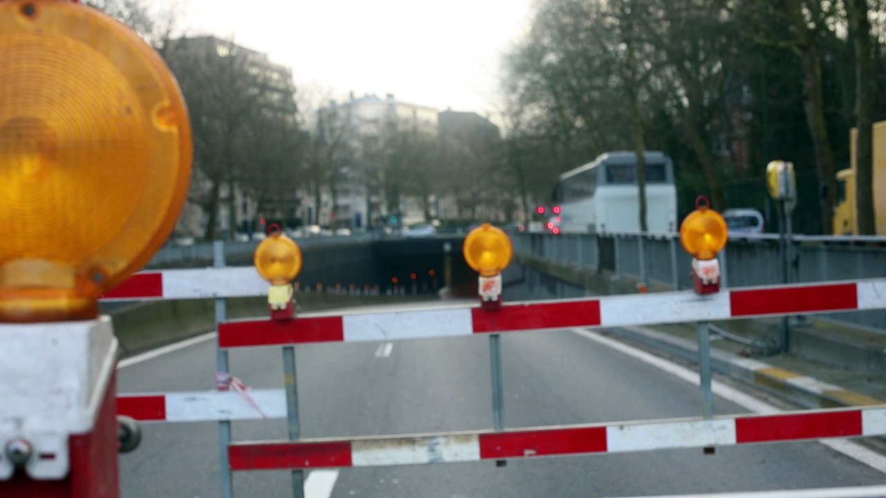Chaos à Bruxelles après la fermeture du tunnel Montgomery