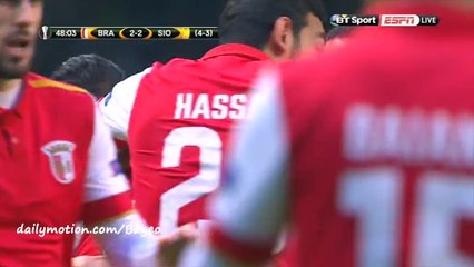 Nikola Stojiljkovic Goal HD - Braga 2-2 Sion - 24-02-2016