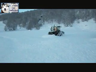 САМОДЕЛЬНЫЕ ГУСЕНИЦЫ В СНЕГУ - Прет нереально