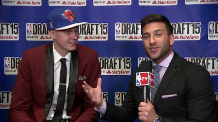 Kristaps Porzingis Postdraft Interview - 2015 NBA Draft