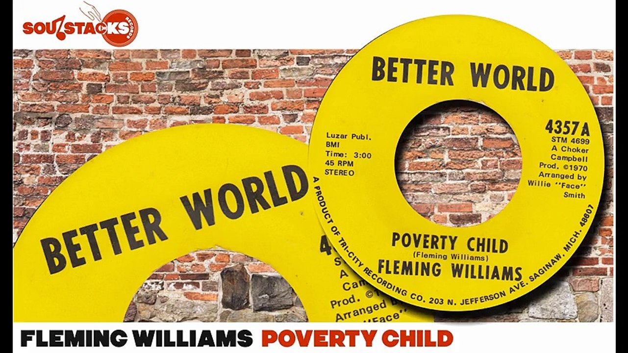 Fleming Williams - Poverty Child/Shades Of Time - Can You Dig It (Better World)