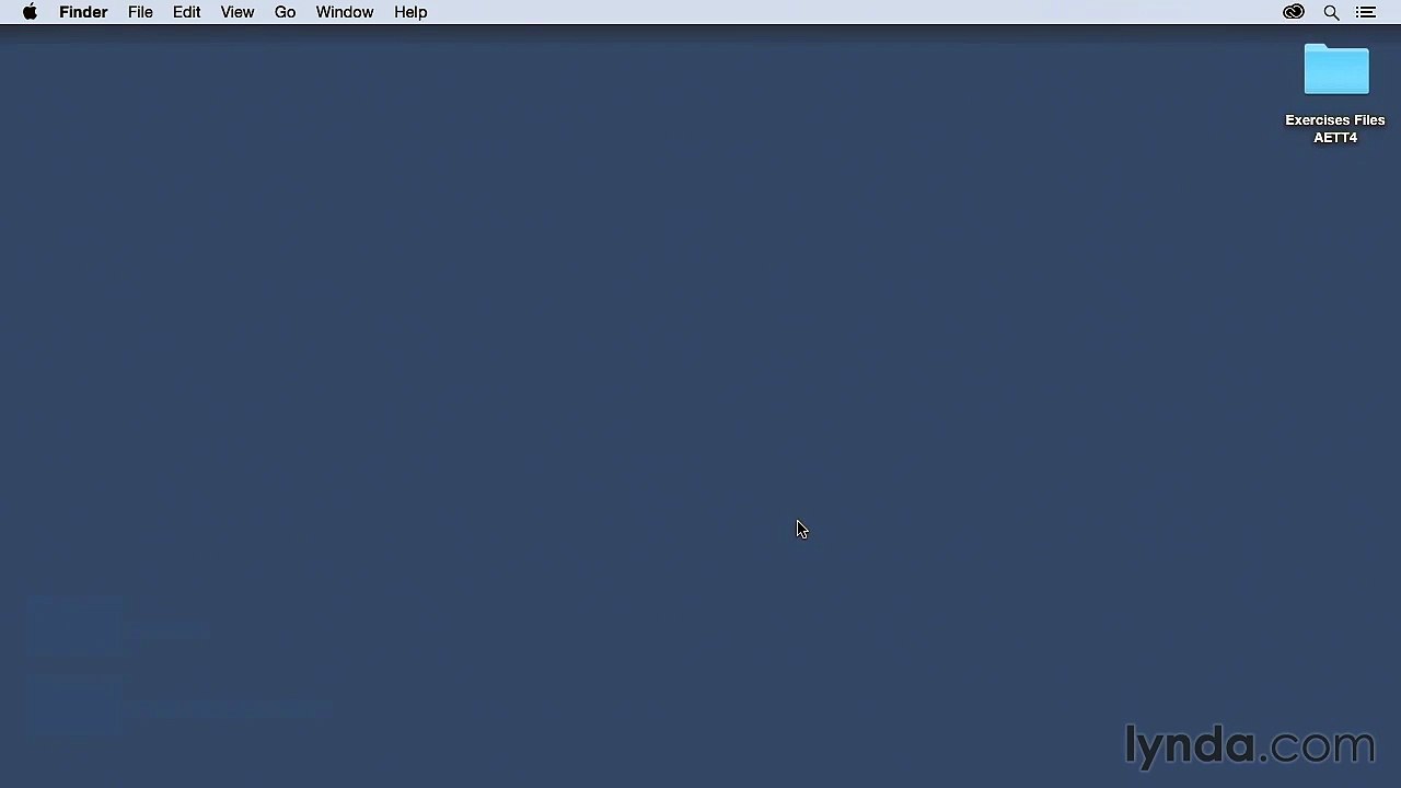 002 Using the exercise files - After Effects Techniques
