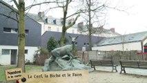 Nantes à la carte : le cerf, la biche et le faon (au Jardin des Plantes)