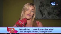 Mafer Pérez molesta por críticas que una presentadora de farándula habría hecho en su contra