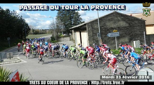 Passage du Tour La Provence à Trets 23fev2016