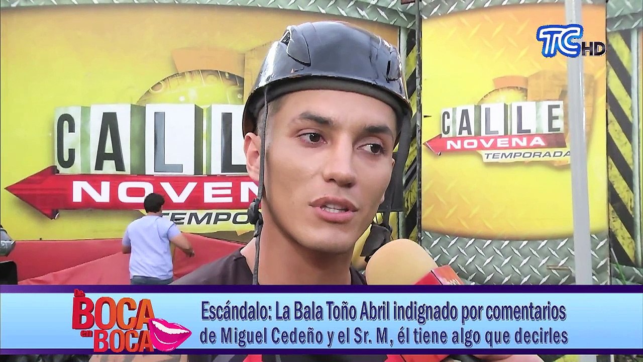 La Bala Toño Abril indignado por comentarios de Miguel Cedeño y el Sr. M, él tiene algo que decirles