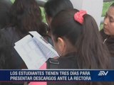 23 estudiantes del Montúfar fueron suspendidos