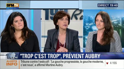 Raquel Garrido invitée à " 19H RUTH ELKRIEF"  sur BFM le 24/02/2016