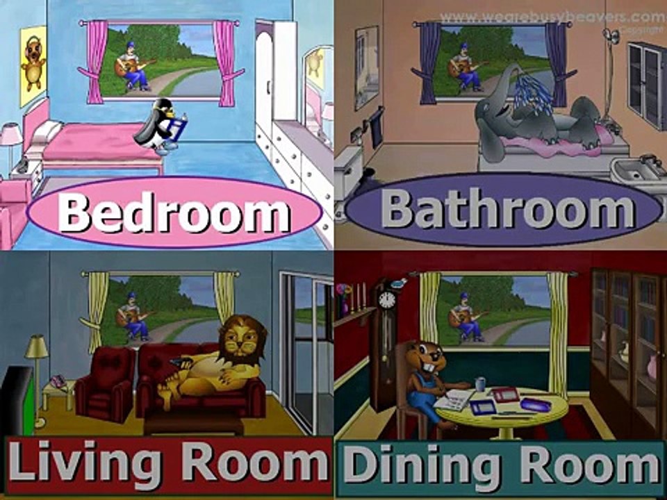 The House Song Music for Kindergarten Daycare ESL Kids Видео