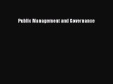 [PDF] Public Management and Governance Read Full Ebook