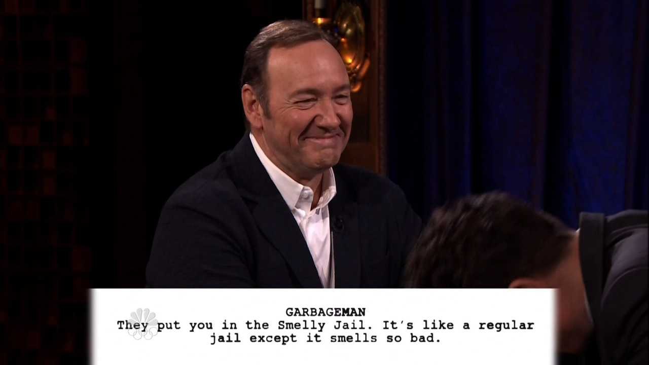 Kevin Spacey Channels Christopher Walken