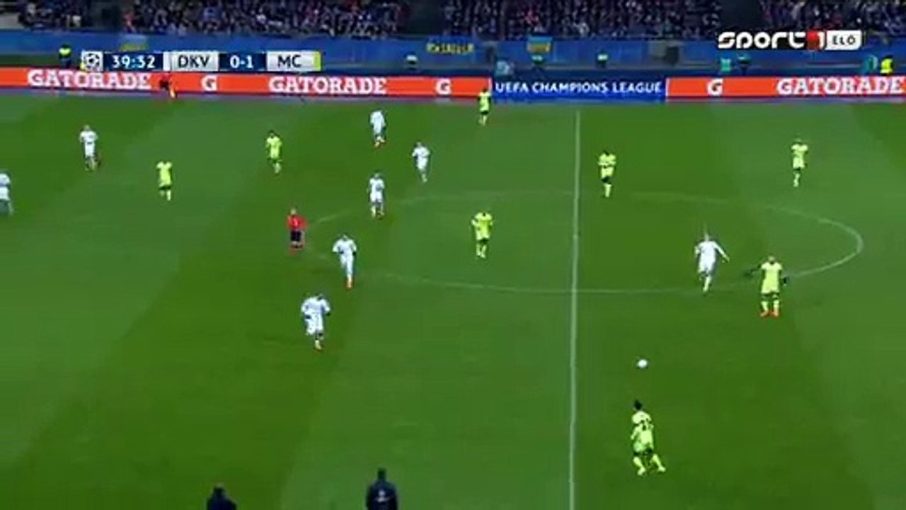 0-2 David Silva | Dyn. Kiev 0-2 Manchester City - 24-02-2016