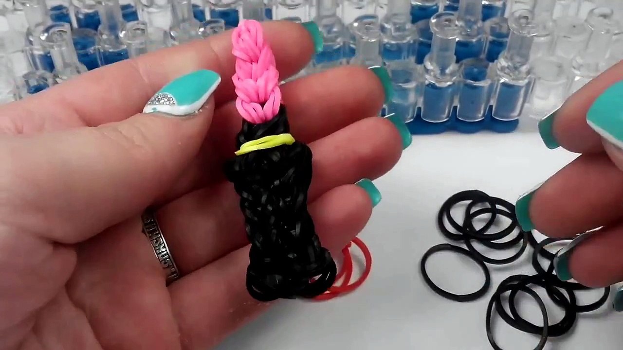 Как Сплести Губную Помаду из Резинок Rainbow Loom. 2d Губная ПОМАДА #ПлетениеизРезинок Видеоуроки