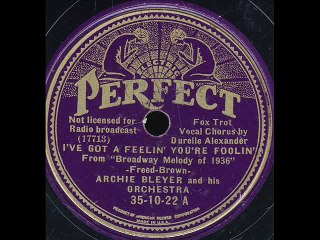 I've Got A Feelin' You're Foolin'-Archie Bleyer Orchestra