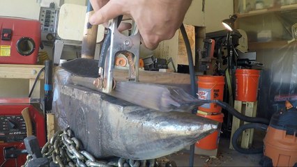 Making a Knife from Fish Hooks.