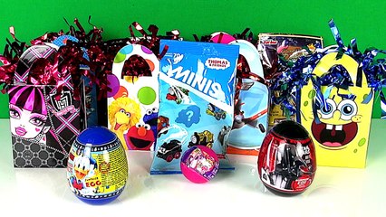 Surprise Bags and Eggs - Paw Patrol, Star Wars, Spongebob, Sesame Street