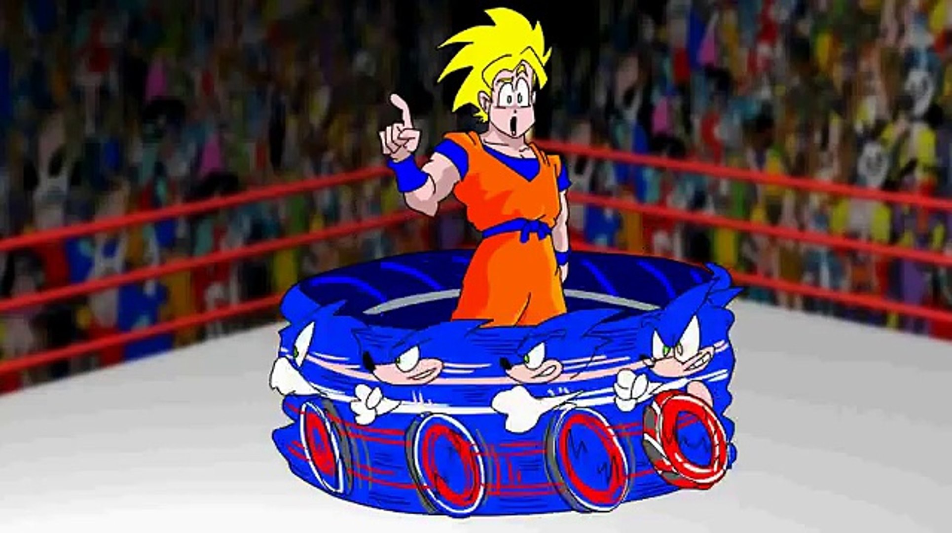 GOKU vs EVERYBODY UCF7.5 SONIC! NARUTO! INUYASHA! - Dailymotion Video