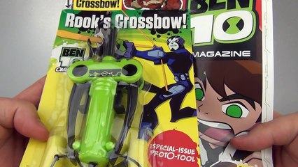 BEN 10 OMNIVERSE TOYS EPISODE Official Magazine & Comic Reading Ben 10 vs Spongebob Video 2015