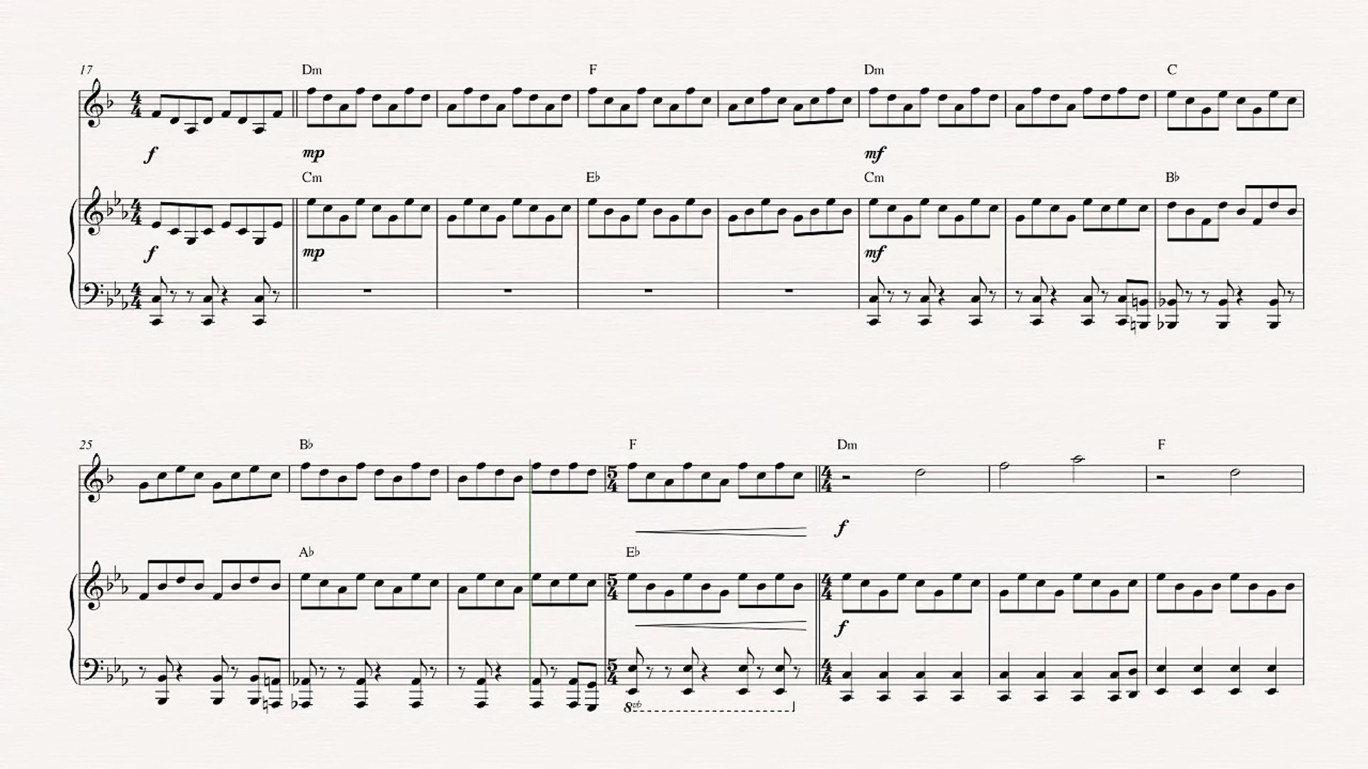 Gravity Falls Theme Song Violin Sheet Music