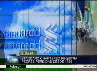 Standard Chartered registra peores pérdidas desde 1989