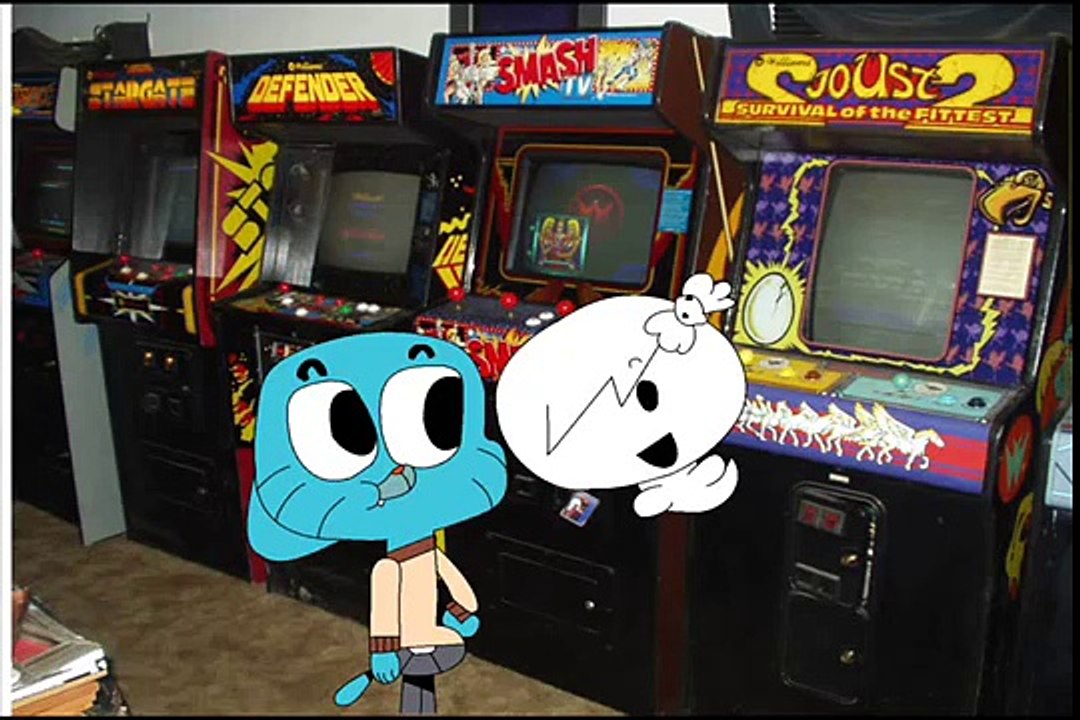 Gumball and Carrie. Gumball why dont you kiss her?