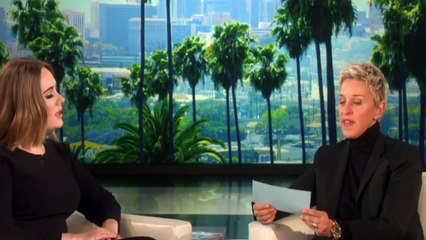 Adele Interview on Ellen 2016 HD