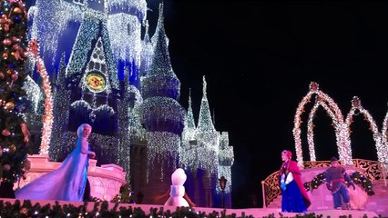 BEST CHRISTMAS PARTY EVER! Mickeys Very Merry Christmas Party Parade Fireworks Frozen Holiday Wis