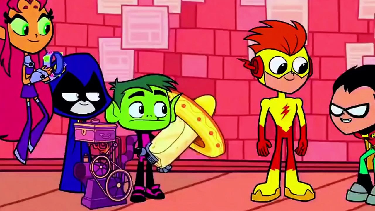 Robin Races Kid Flash in Teen Titans Go!