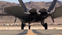 USAF F-22 Raptor Stealth Fighter Amazing Supermaneuverability