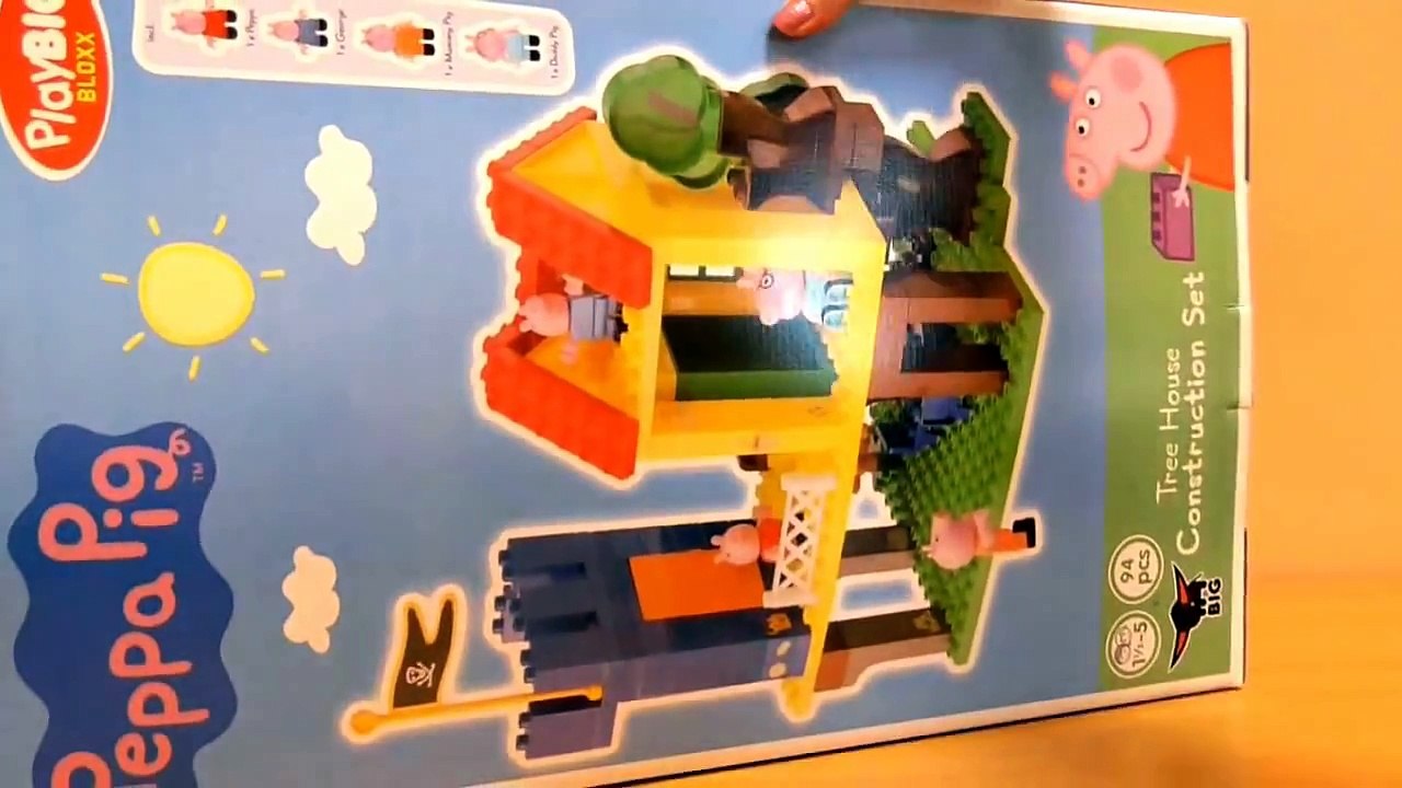 peppa pig treehouse construction set