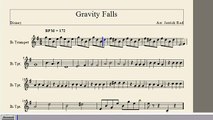 Gravity Falls Theme (Arranged for Bb Trumpet)