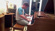 The simpsons theme piano