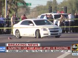 Suspected car thief killed after Phoenix shooting