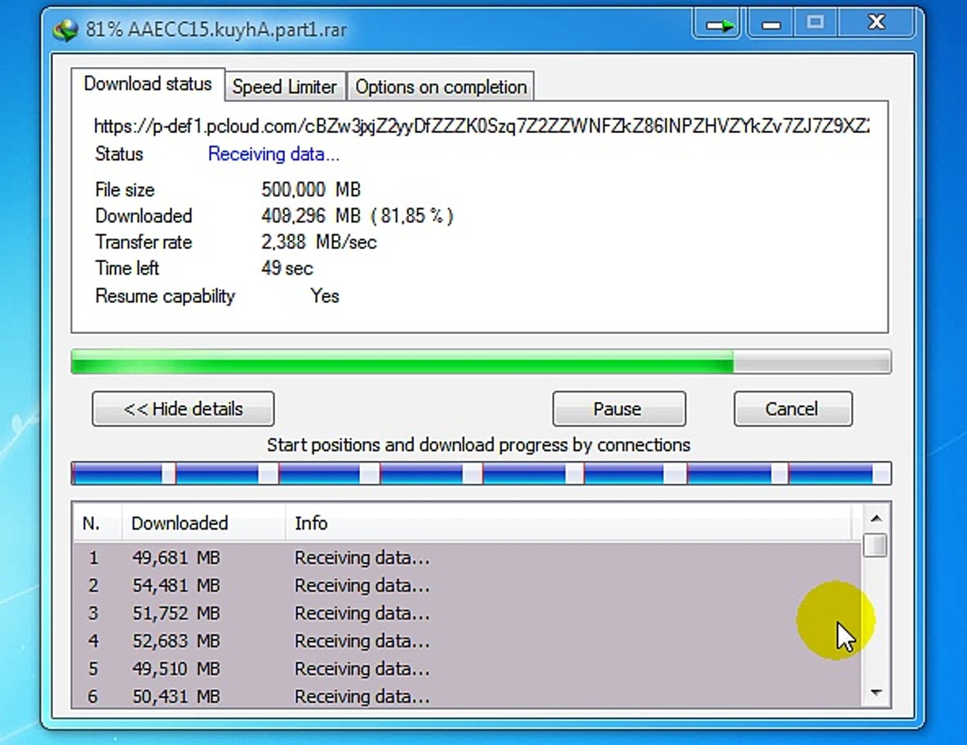 ⁣kecepatan download idm dengan VPN
