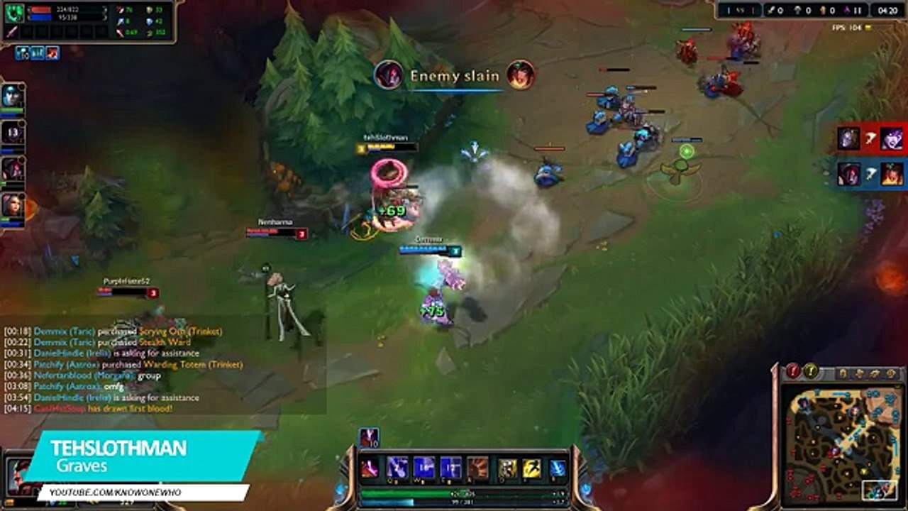 League of Legends Epic Moments - Insane Gank, Stand off, The Destroyer