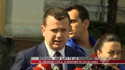 Berisha: Jam gati të lë mandatin! - News, Lajme - Vizion Plus